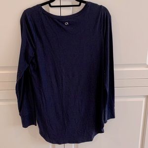 Gap Fit Navy Long Sleeve Top